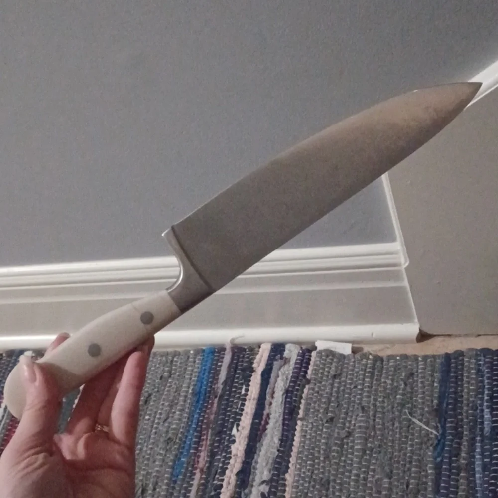 White Knife Block Set
